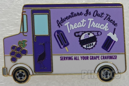 Our Universe - UP Food Truck Set - Grape Soda Badge Treat Truck - Adventure Is Out There - Pixar - Kevin