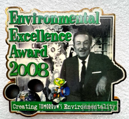 WDW - Walt Disney, Jiminy Cricket - 2008 Environmental Excellence Award