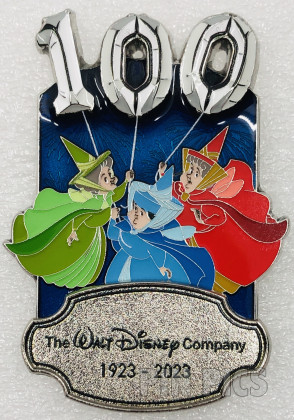 DEC - Merryweather, Flora and Fauna - Sleeping Beauty - Disney 100 - Walt Disney Company 1923-2023 - Celebration
