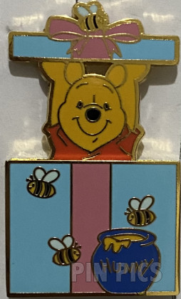 Loungefly - Winnie the Pooh in Christmas Present - Holiday Gift Box - Slider