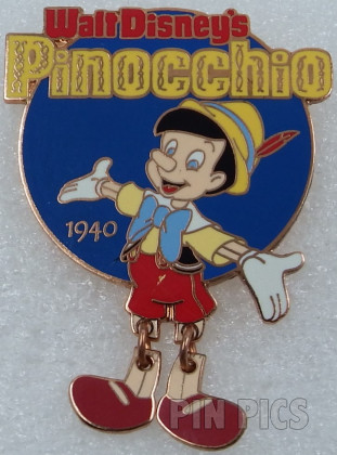 DIS - Pinocchio - 1940 - Countdown To the Millennium - Pin 85