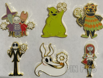 Loungefly - Snowflake Characters Set - Nightmare Before Christmas - Mystery