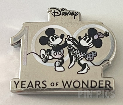 Mickey and Minnie - 100 Years of Wonder - Disney 100 - Lapel