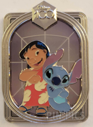 DEC - Lilo and Stitch - Celebrating with Character - Disney 100 - Silver Frame
