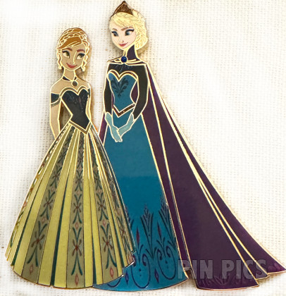 DEC - Anna and Elsa - Frozen - Coronation Outfits - 10 Years of Frozen Fashion