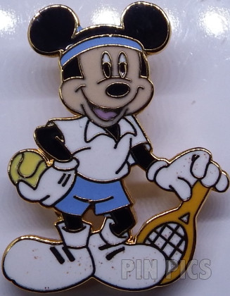 WDW - Mickey Mouse - Tennis Racquet and Ball - Blue Shorts, Blue Headband