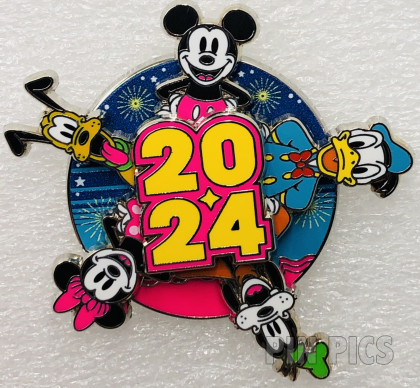 Mickey, Minnie, Donald, Pluto and Goofy - 2024 - Spinner