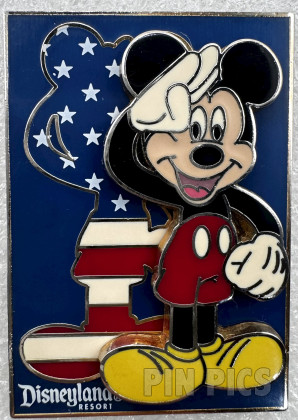 DLR - Mickey Mouse Saluting Flag