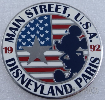 DLP - Mickey Mouse - Main Street U.S.A. - Disneyland Paris 1992 - Americana  (Version 2)