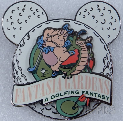 WDW - Fantasia Gardens - Atlas Map - Cast Exclusive - Miniature Golfing Fantasy