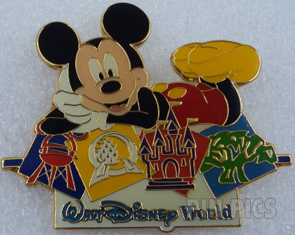 WDW - Mickey Mouse - Four Park Logos - 2000