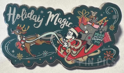 WDW - Mickey - Very Merry Christmas Party - Holiday Magic - Reindeer and Santa Sleigh