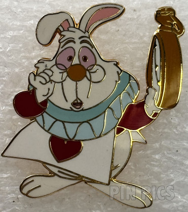 White Rabbit - Alice in Wonderland - Holding Pocket Watch