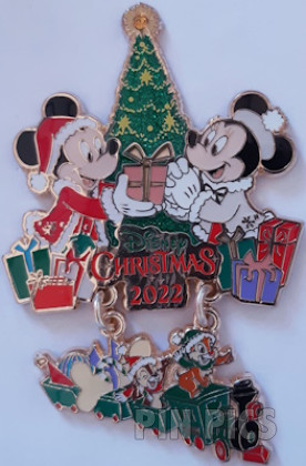 TDR - Mickey, Minnie, Chip & Dale - Christmas Tree - Dangle