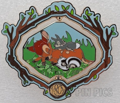 149563 - Bambi and Thumper and Flower - Spinner - 80th Anniversary