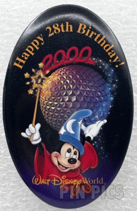 Button - WDW - Cast Member - 28th Anniversary