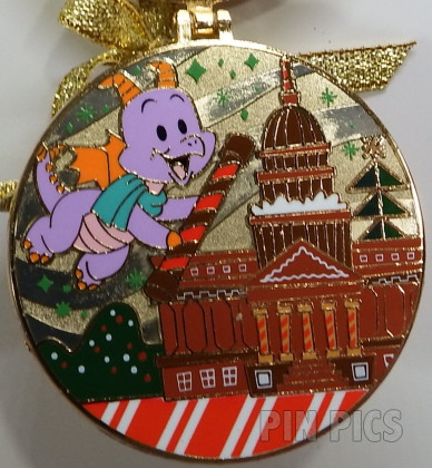 146762 - WDW - Epcot - Figment - Gingerbread - Ornament - Holiday 2020