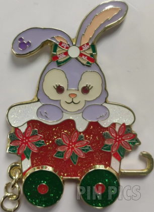 SDR - StellaLou - Christmas Train - Mystery - Purple Bunny Rabbit - Duffy and Friends
