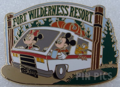 WDW - Mickey, Minnie and Pluto in RV - Fort Wilderness Resort