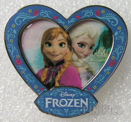 DLP - Anna & Elsa - Frozen - Heart Frame