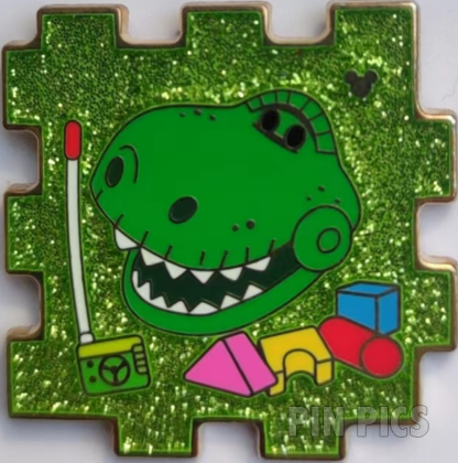 SDR - Rex - Toy Story - Cute Puzzle - Hidden Mickey - Dinosaur