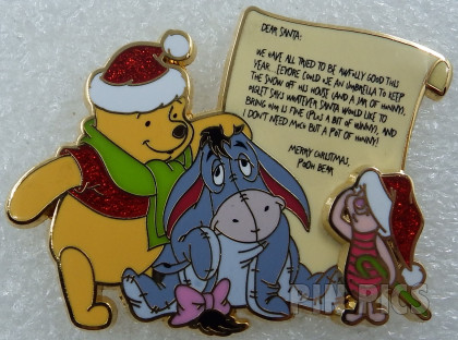 Winnie the Pooh, Eeyore and Piglet - Letters to Santa