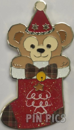 SDR - Duffy - Winter Christmas Stocking Set - 2022 Holiday Mystery - Brown Bear - Duffy and Friends