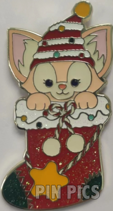 SDR - LinaBell - Winter Christmas Stocking Set - 2022 Holiday Mystery - Pink Fox - Duffy and Friends