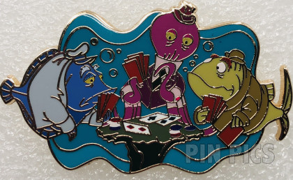 DIS - Mr Codfish, Octopus and Flounder - Playing Cards - Bedknobs and Broomsticks - 50th Anniversary - D23