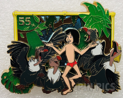 DEC - Mowgli, Buzzy, Dizzy, Flaps, and Ziggy - Jungle Book - 55th Anniversary