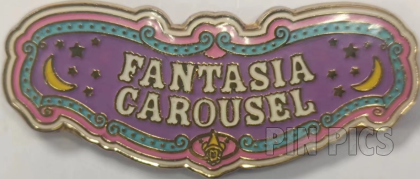 SDR - Fantasia Carousel - Fantasyland - Mystery - Logo Sign