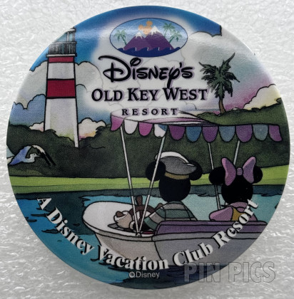 WDW - Minnie and Mickey - Old Key West Resort - A Disney Vacation Club Resort - Button