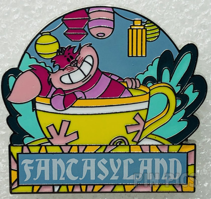 DL - Cheshire - Mad Tea Party - Fantasyland - Lands - Booster - Alice in Wonderland