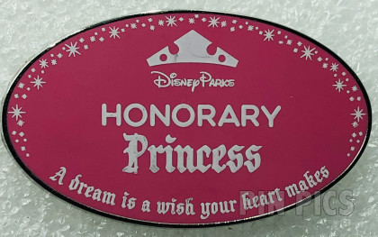 Honorary Princess - Name Tag