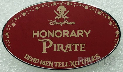 Honorary Pirate - Pirates of the Caribbean - Name Tag