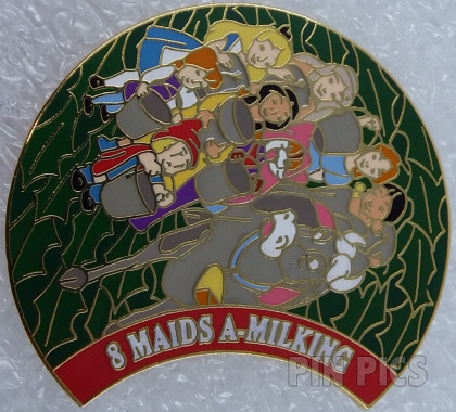 WDW - Holiday 2000 Wreath - 12 Days Of Christmas - 8th Day
