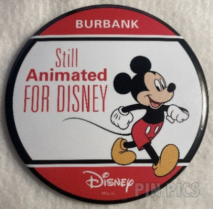 Mickey Mouse - Still Animated For Disney - Button