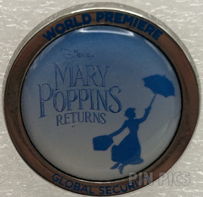 162176 - Mary Poppins Returns – World Premier - Global Security