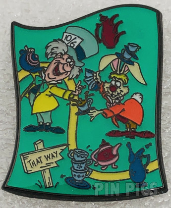 Loungefly - Mad Hatter and March Hare - Alice In Wonderland - Puzzle - Mystery - HotTopic