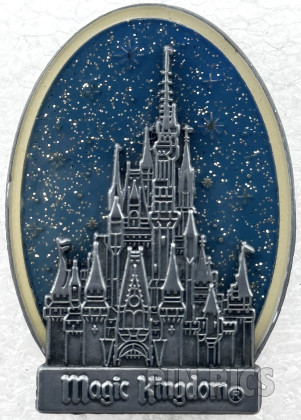 WDW - Magic Kingdom - Cinderella's Castle - Blue Glitter