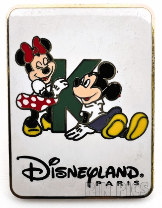 DLP - Mickey and Minnie Letter K - Alphabet Series
