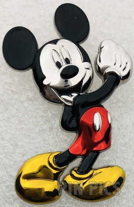 Mickey - Metallic - 3D - Sculpted