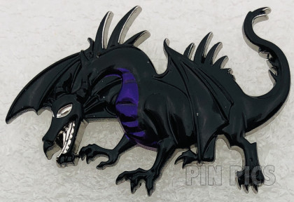 Maleficent Dragon - Metallic - 3D - Sculpted - Sleeping Beauty