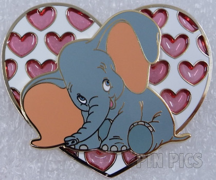 DSSH - Dumbo - Valentine Hearts - Stained Glass