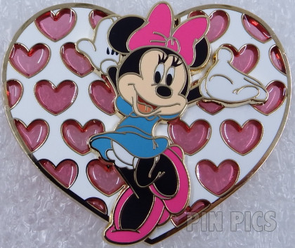 DSSH - Minnie Mouse - Valentine Heart - Stained Glass