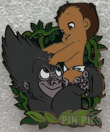 Baby Tarzan and Terk - Jungle - Gorilla
