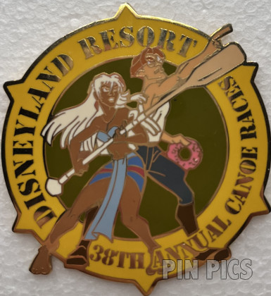 DL - Princess Kida Kidagakash and Milo James Thatch - 38th Annual Canoe Races - Atlantis