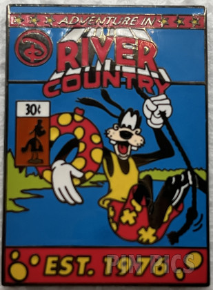 WDW - Goofy - River Country 1976 - Nostalgia Movie Poster