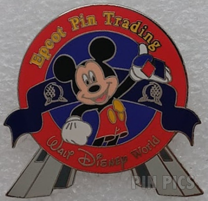 WDW - Mickey Spaceship Earth - Epcot Pin Trading