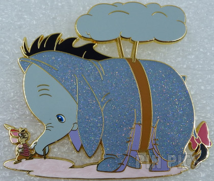 DLP - Timothy Q. Mouse and Dumbo Dressed as Piglet and Eeyore - Carnaval 2024 - Winnie the Pooh - Jumbo